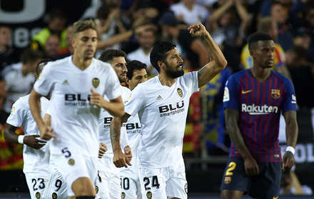 Valencia x Barcelona - Liga Espanhola 2018/19 - CampeonatoJornada 8