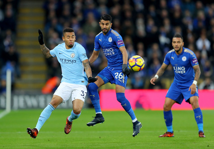 Leicester City x Manchester City - Premier League 2017/2018 - CampeonatoJornada 12