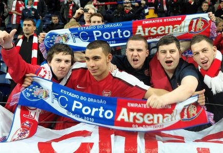 FC Porto v Arsenal Champions League OF 09/10