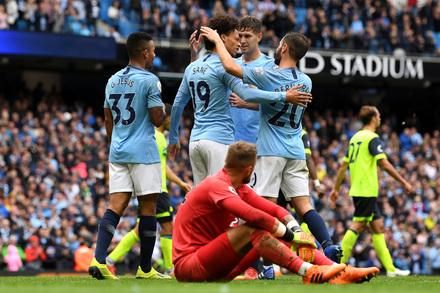 Manchester City x Huddersfield Town - Premier League 2018/2019 - CampeonatoJornada 2