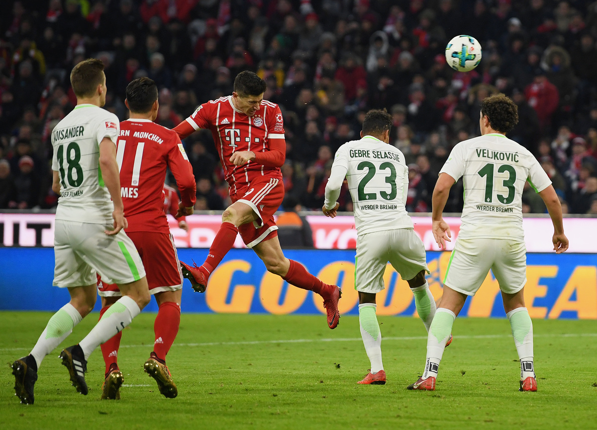Bayern Mnchen x Werder Bremen - 1. Bundesliga 2017/2018 - CampeonatoJornada 19