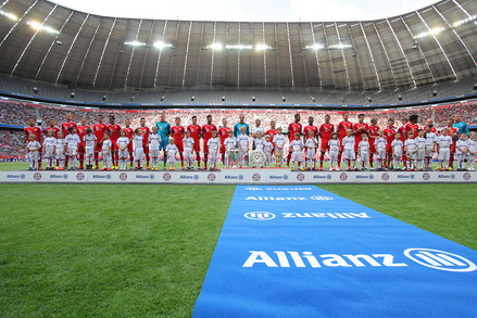 Festa do Bayern Mnchen na Allianz Arena
