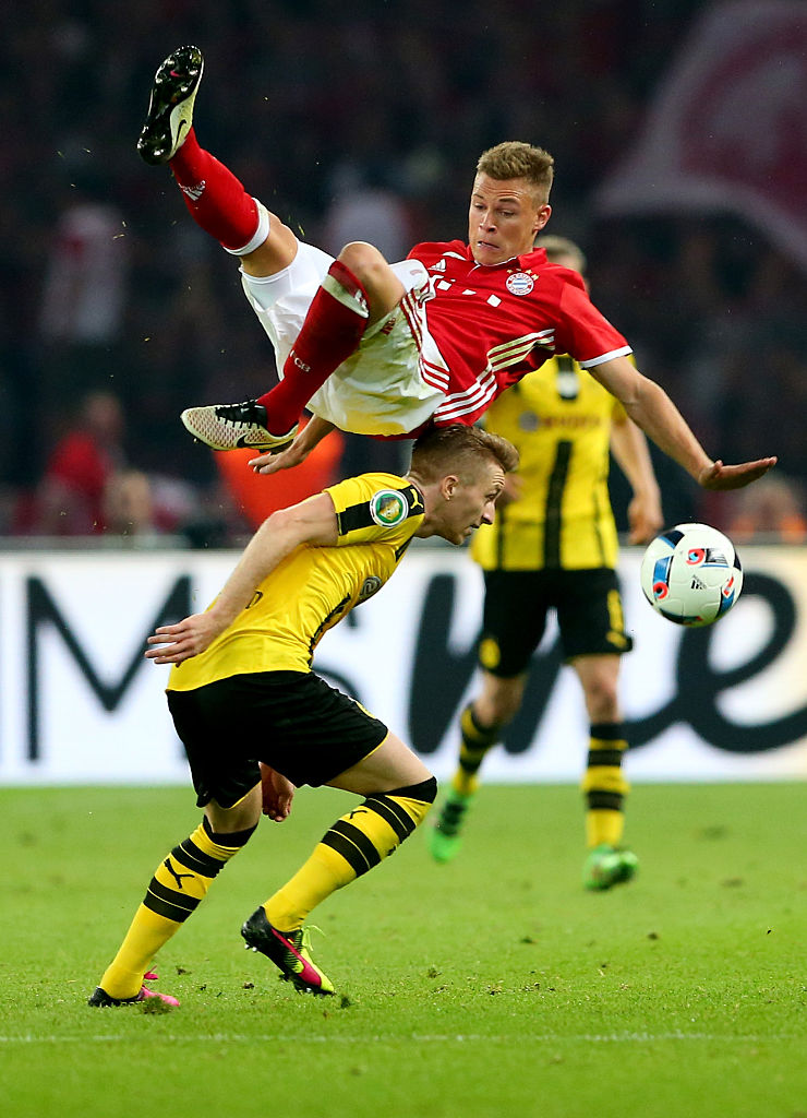 joshua kimmich,jogador,marco reus,bayern munchen,equipa,borussia dortmund,dfb pokal 2015/2016,dfb pokal