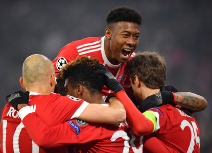 Besiktas 1-3 Bayern München :: Liga dos Campeões 2017/18 :: Ficha do Jogo  