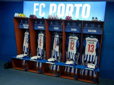 Os bastidores da Taa da Liga: balnerios de FC Porto e Acadmico