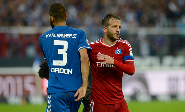 Rafael van der Vaart, Hamburger SV, Daniel Gordon, Karlsruher SC