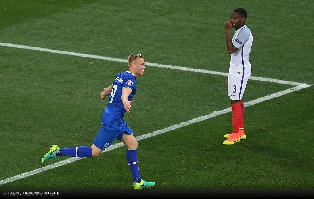 Os islandeses surpreenderam ao derrotar Inglaterra nos oitavos de final do Campeonato da Europa