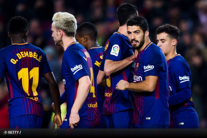 Barcelona x Girona - Liga Espanhola 2017/18 - CampeonatoJornada 25